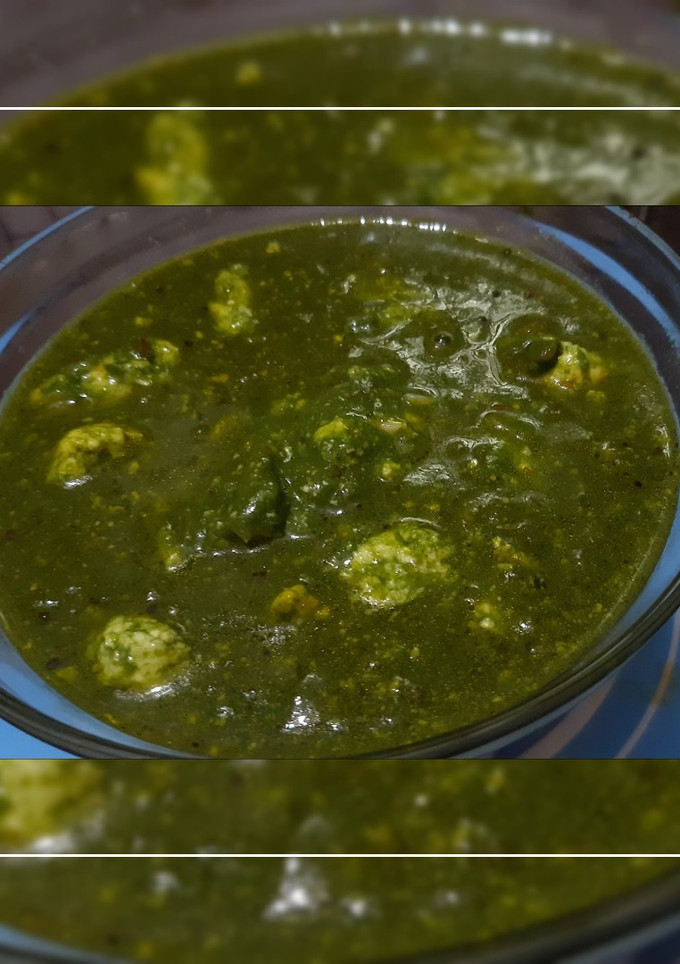 पालक पनीर ढाबा स्टाइल(Paneer palak daba styel recipe in Hindi) रेसिपी मुख्य फोटो