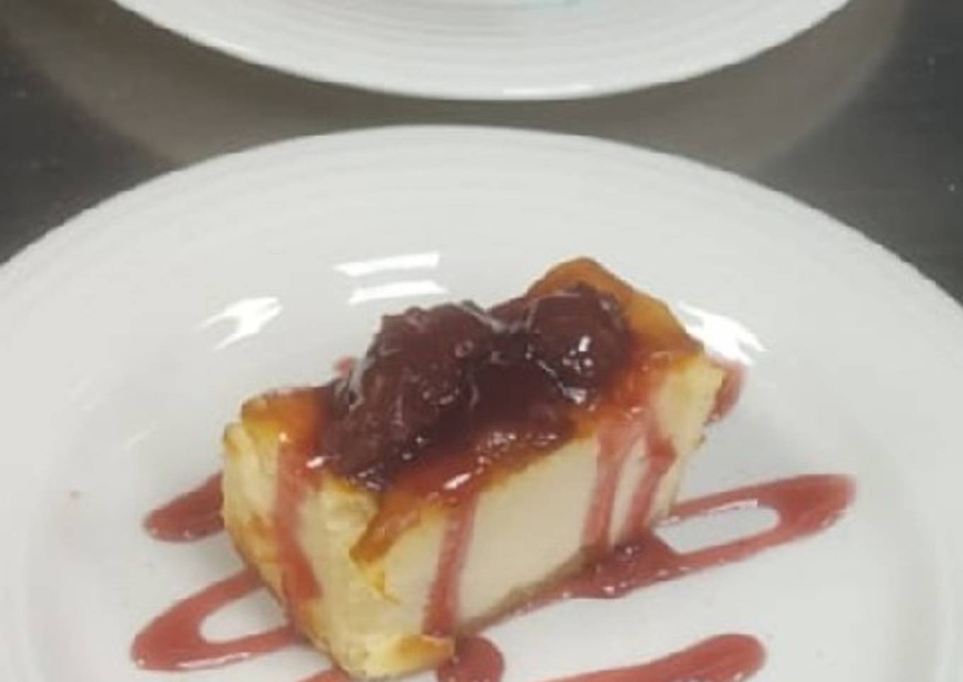 Tarta de queso al horno