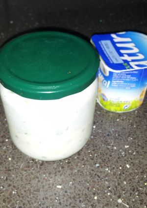 Una foto de Salsa de yogur