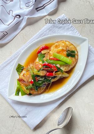 Foto resep Telur Ceplok Saus Tiram