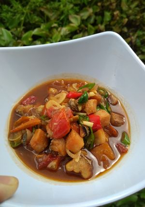 Foto resep Ikan Asin Telang/Tenggiri Masak Asam Manis