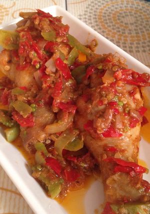 Foto resep Ayam Terasi Tomat Hijau