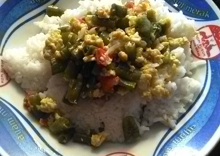 Resep Orak Arik kacang panjang yang Enak