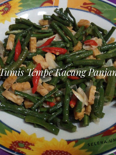 Foto resep Tumis Tempe Kacang Panjang