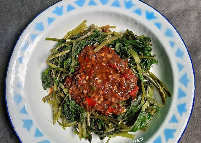 Brambang Asem Kangkung