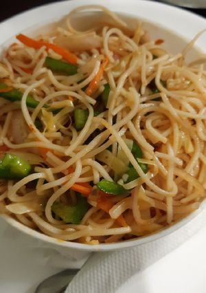 A picture of Hakka noodles.