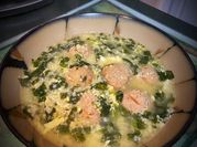 A picture of raw meatball
