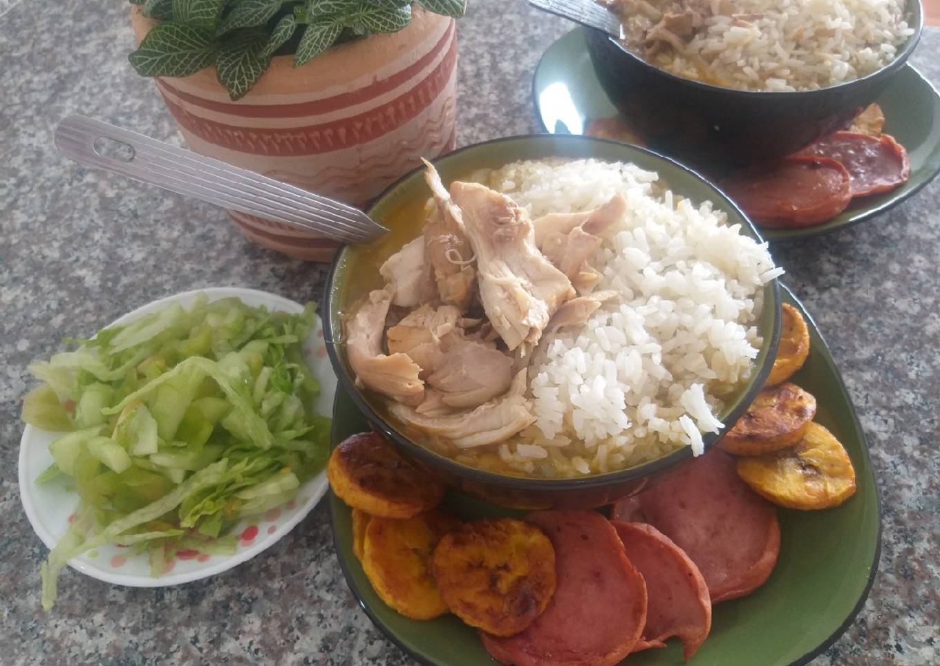 Lentejas con pollo