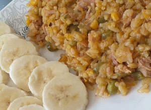 Una foto de Arroz de atún