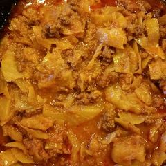 A picture of Sue's Crock-pot Unstuffed Cabbage Rolls.