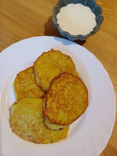 Фото Деруни з пшоном. Українська кухня. Рівненська обл.