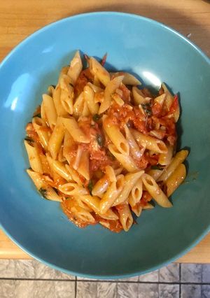 A picture of Cherry Tomato Pasta.