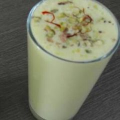 Dry Fruit & Kesar Lassi A picture of Dry Fruit & Kesar Lassi.