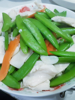 甜豆炒雞片 的食譜成品照片