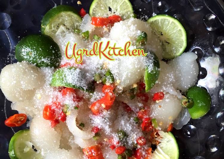 Rujak Manisan Rambutan Mantap ala ugrdkitchen