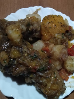 Una foto de Rabo a la cacerola