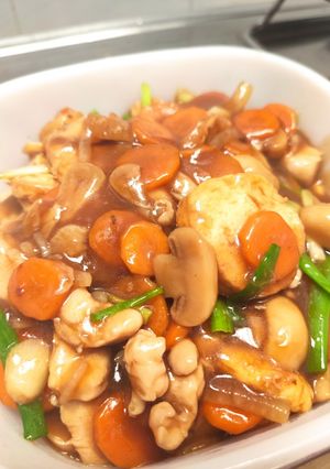 Foto resep Sapo Tahu Ayam Jamur
