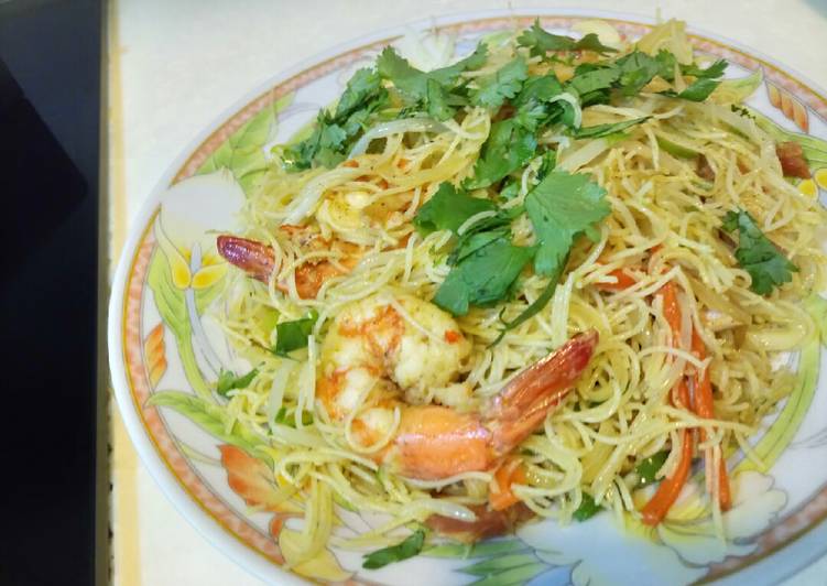 Recipe of Quick Curry rice noodles