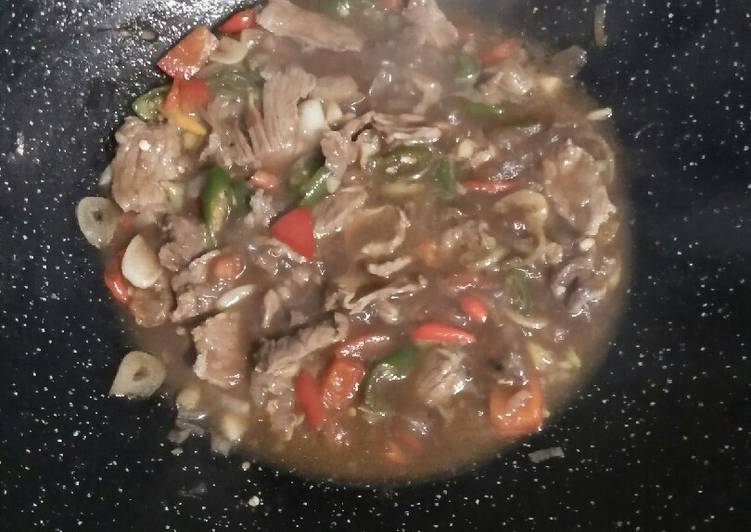 Daging lada hitam instan