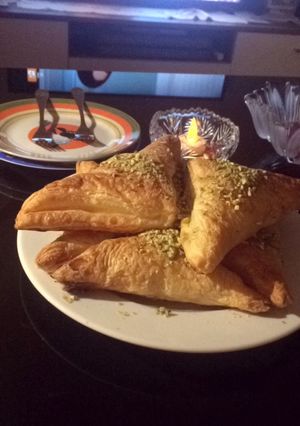 A picture of Easiest Way to Make Shaabiyat (Warbat) with Cream.