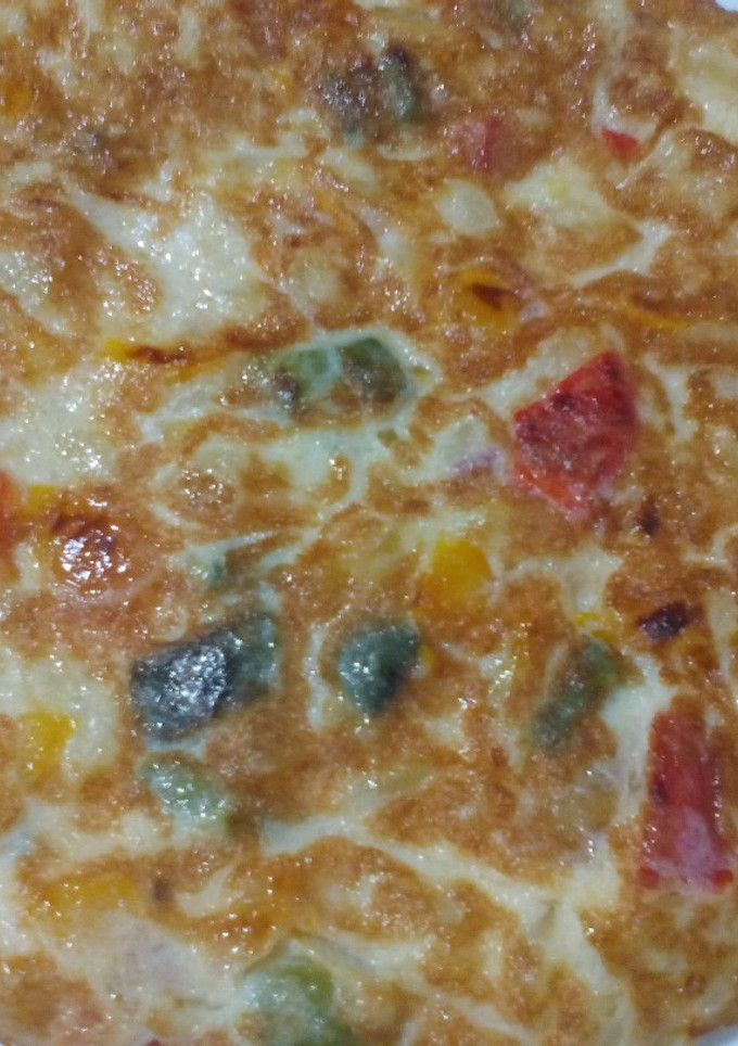 Una foto de Tortilla tricolor