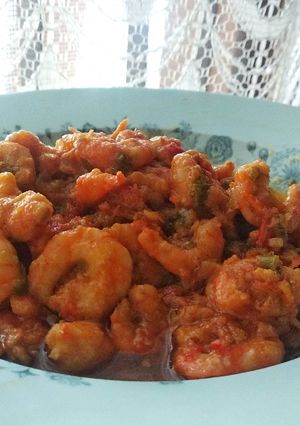 Foto resep Udang Masak Pedas Keto