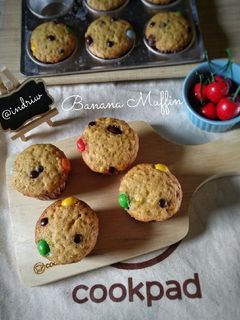Foto resep Banana Muffin Moist No Mixer