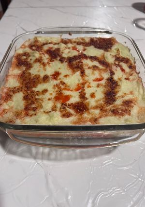 Una foto de Pastel de papa chileno fácil