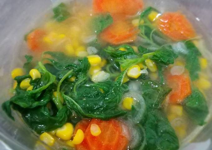 Resep Sayur Bayam Kuah Bening Oleh Erni Cookpad