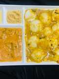 Mini idli sambar plater