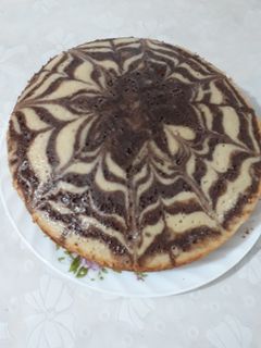 عکسی از دستور کیک زبرا 😋