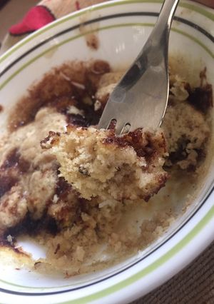 Una foto de Postre de canela en el microondas 🧁