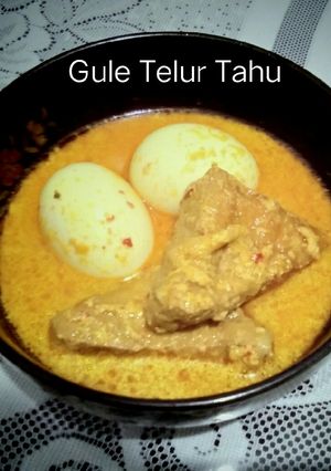 Foto resep Gule Telur Tahu