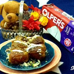 A picture of Creamy Stuffed Dates.