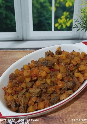 Foto resep Sambel Goreng Kentang Ati Ayam