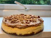 Una foto de cheesecake lotus