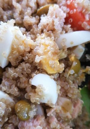 Foto di Quinoa come insalata di riso