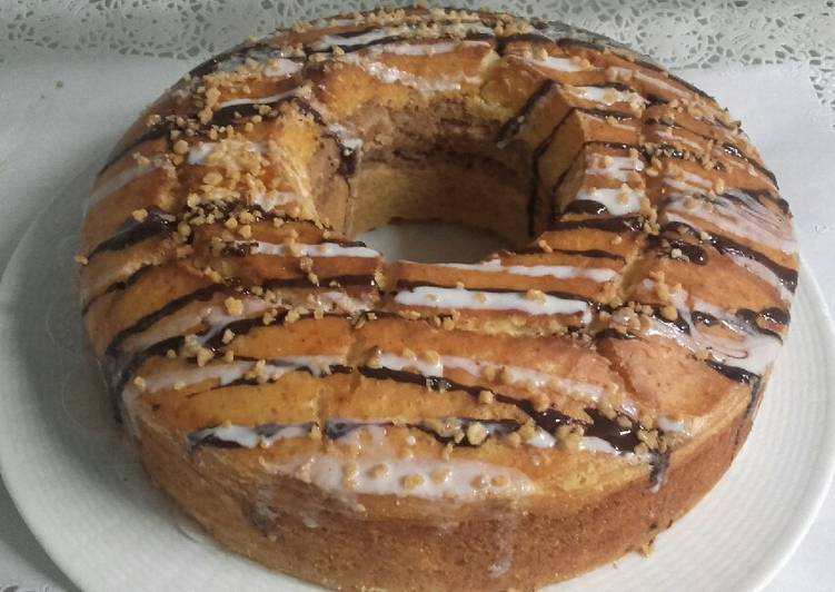 El bizcocho de mi infancia rico y esponjoso de Marruecos Receta