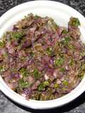 Salsa de chimichurri tapenade