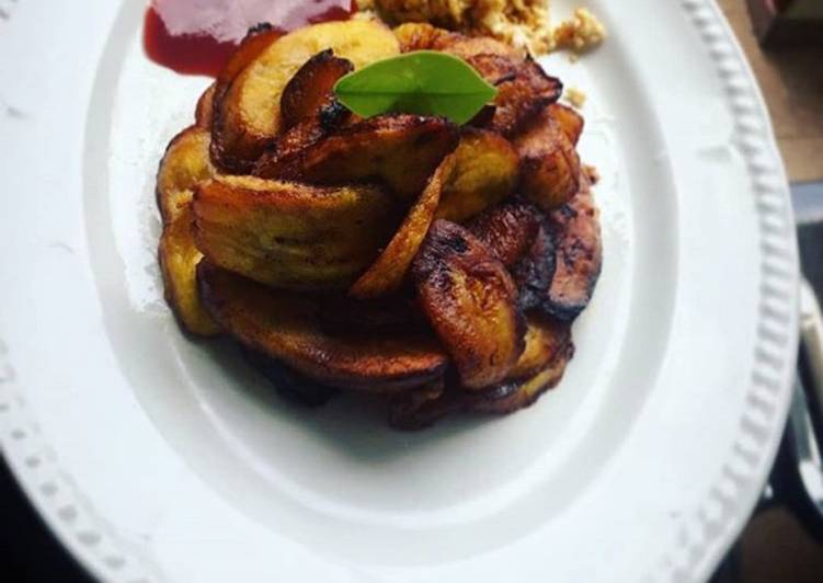 Plantain and eggs