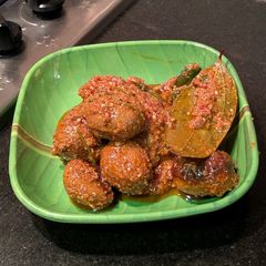 A picture of Kashmiri Dum Aloo.