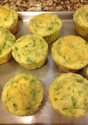 Una foto de Muffin de espinaca