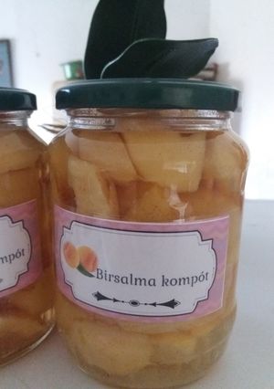 Birsalma kompót befőzőautomatával recept fotója