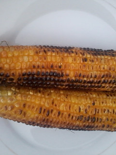 A picture of Fresh Roasted Corn(maize).