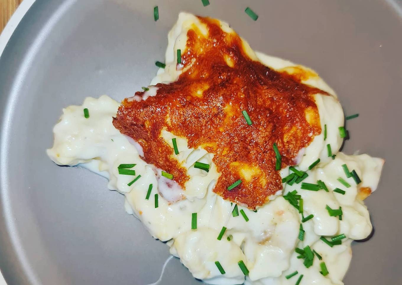 Cauliflower Tortellini Casserole: