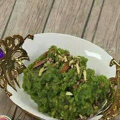 A picture of Green peas ka halwa.