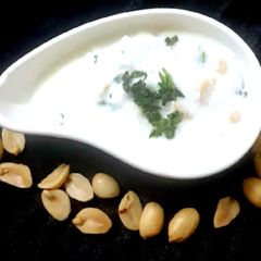 A picture of Peanut Curd Chutney.