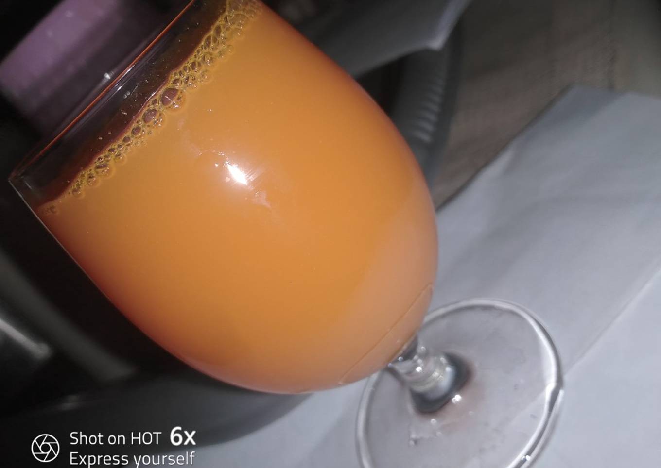 Fresh mango juice