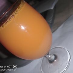 Fresh mango juice A picture of Fresh mango juice.