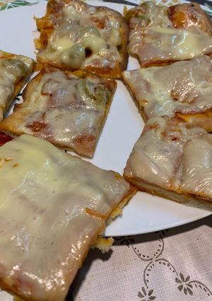 Una foto de Pizza a la piedra